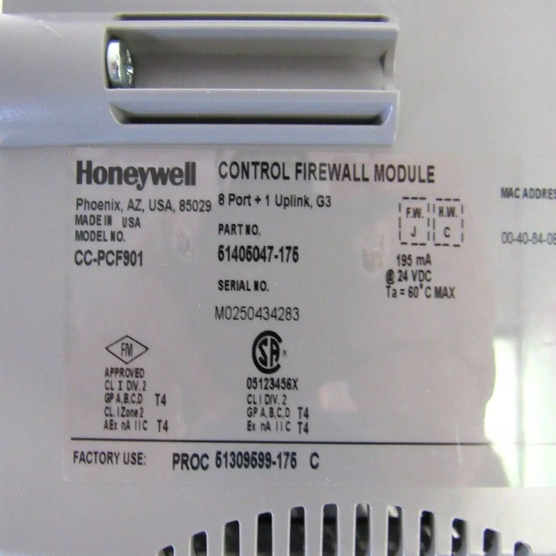 Модуль управления межсетевым экраном Honeywell CC-PCF901
