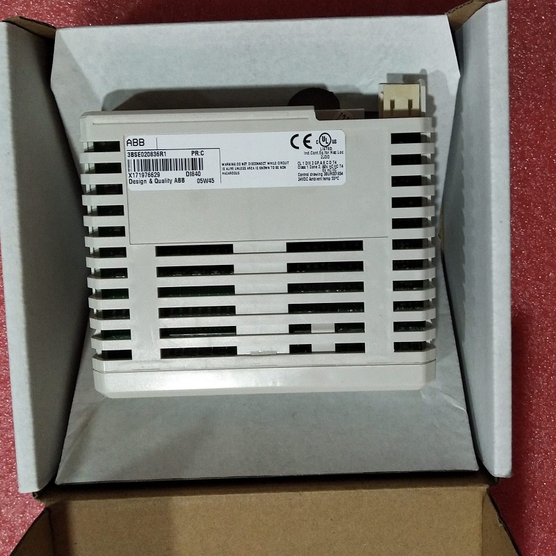 ABB DI840 3BSE020836R1 Цифровой вход 24 В S/R 16 каналов