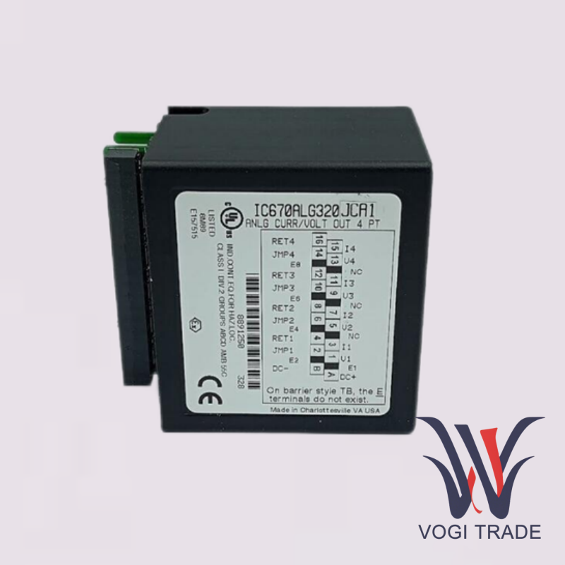 GE IC670ALG320 Модуль аналогового вывода полевого управления