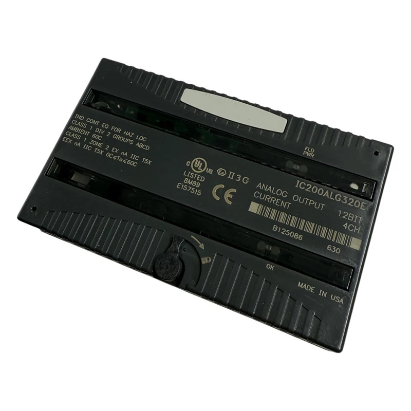 GE IC200ALG320 Analog Output Module, 12-Bit, 4 Channels