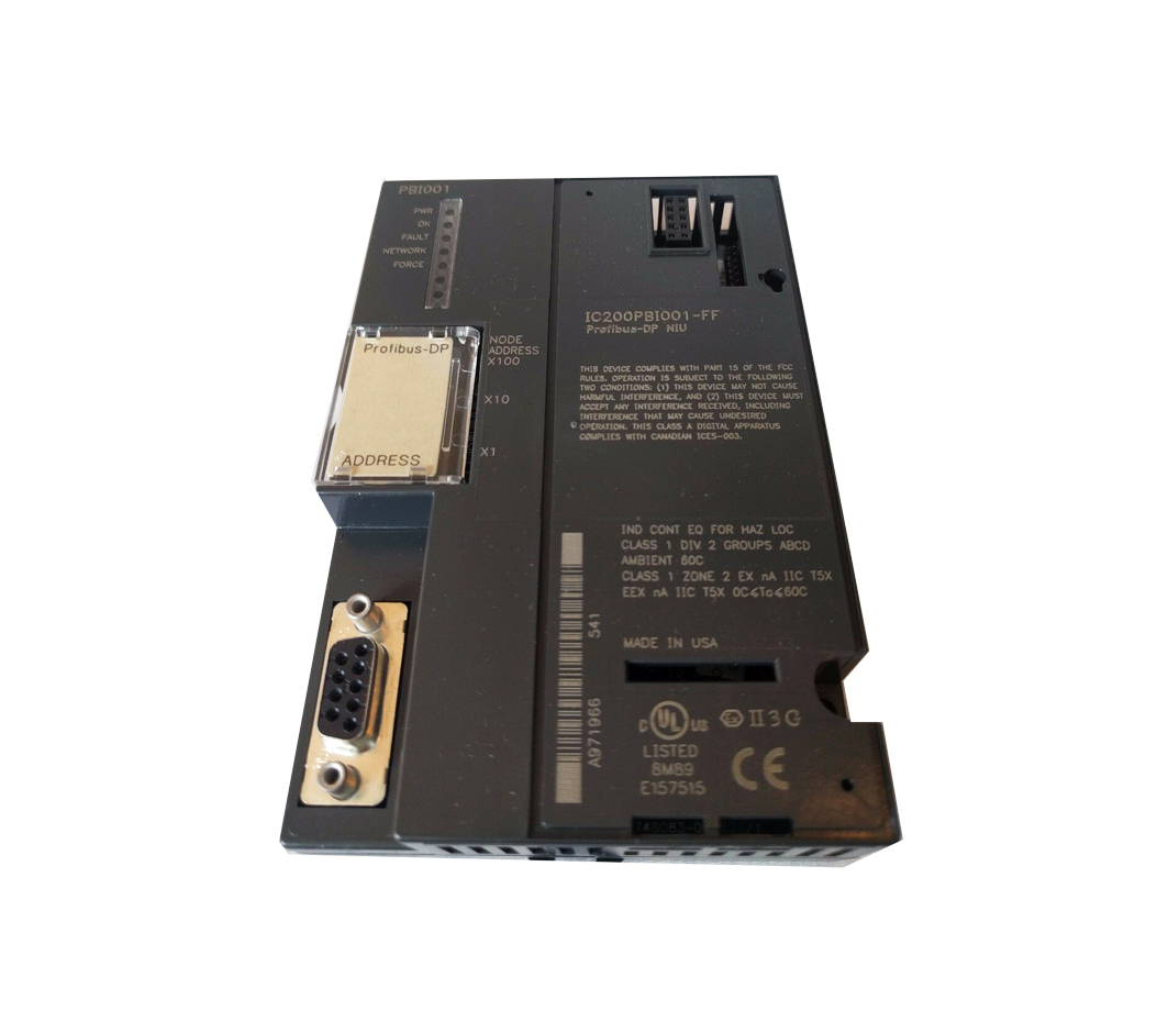GE IC200PBI001 NIU Communication Module