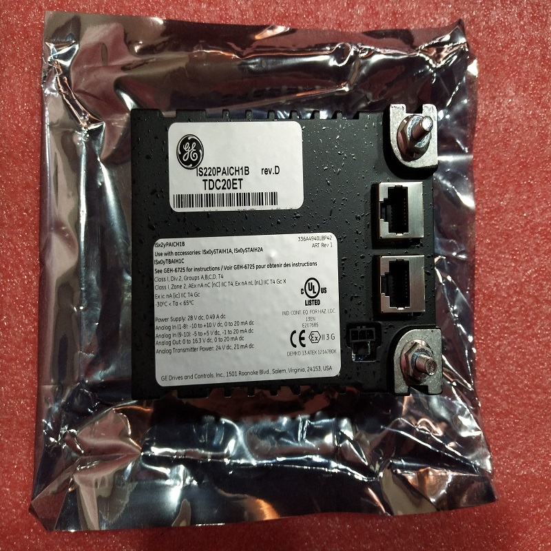 Модуль аналогового ввода/вывода GE IS220PAICH1B