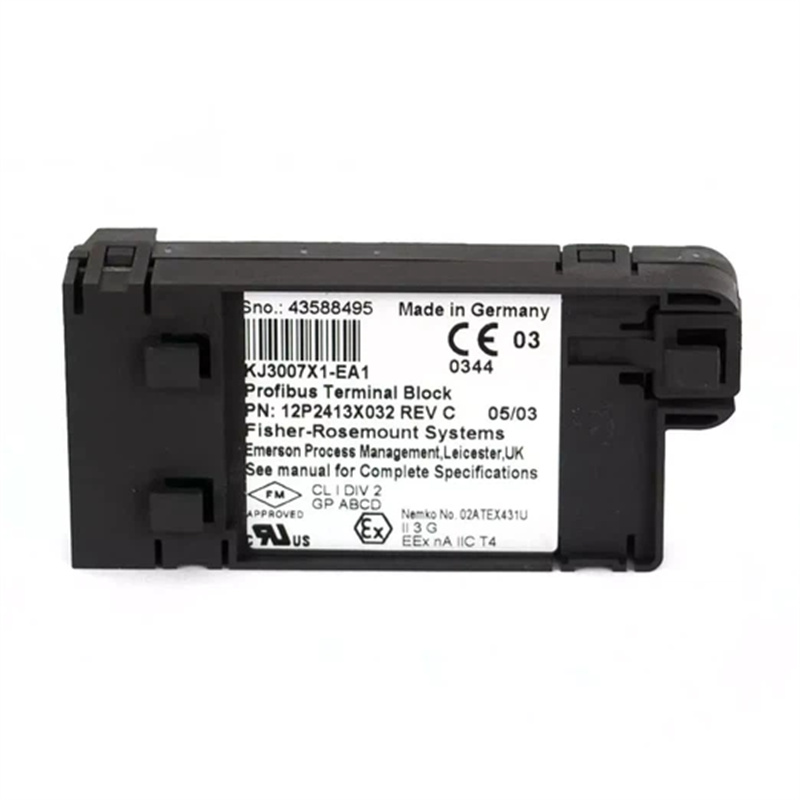 EMERSON KJ3007X1-EA1 12P2413X062 Клеммная колодка DeltaV Profibus DP