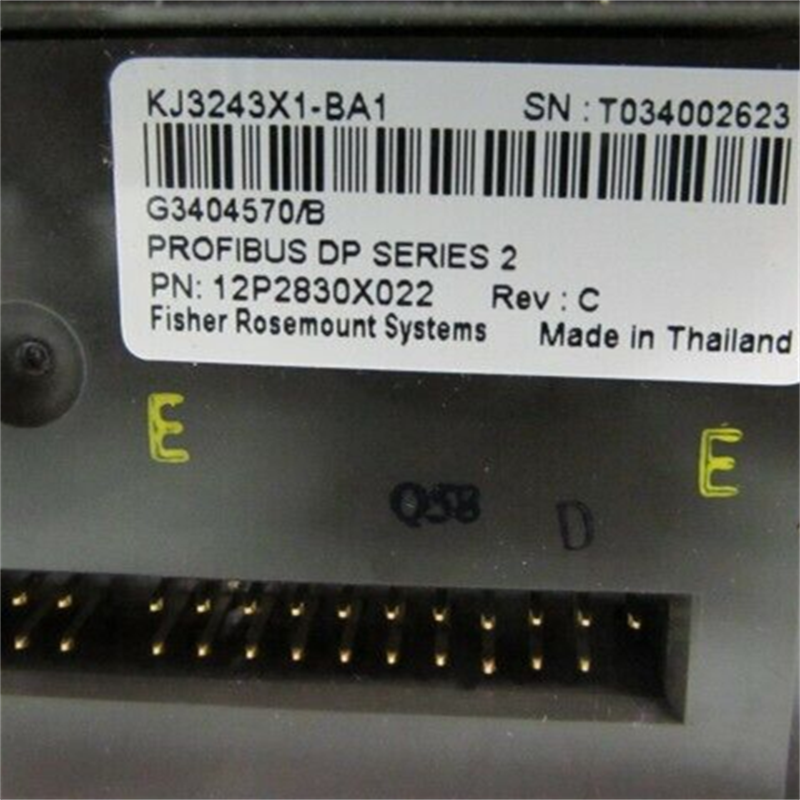 EMERSON KJ3243X1-BA1 12P2830X022 Карта Profibus DP серии 2