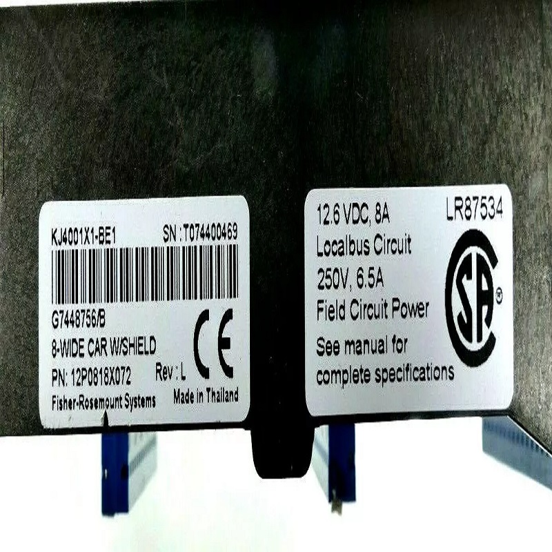 EMERSON KJ4001X1-BE1 12P0818X072 8-Wide I/O Carrier с экраном