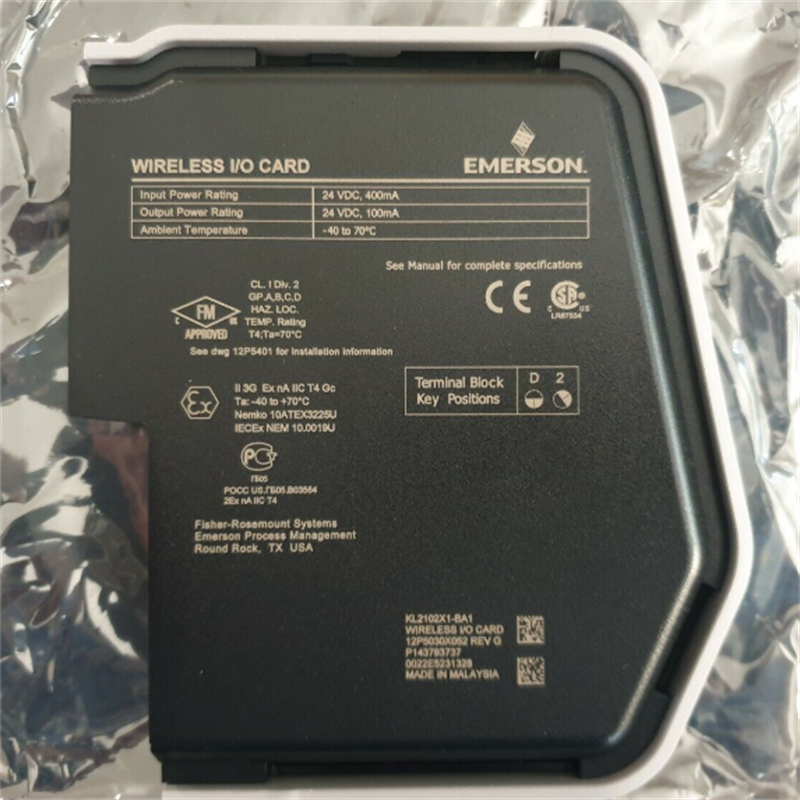 EMERSON KL2102X1-BA1 Беспроводная карта ввода-вывода I/0