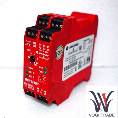 ALLEN BRADLEY MSR178DP 440R-M23227 SAFETY RELAY