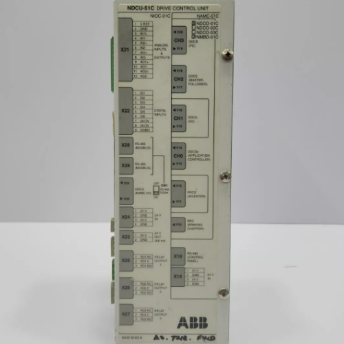 ABB DCS ACS 600 MultiDrive Модули Блок управления приводом PLC Запасные части NDCU-51C