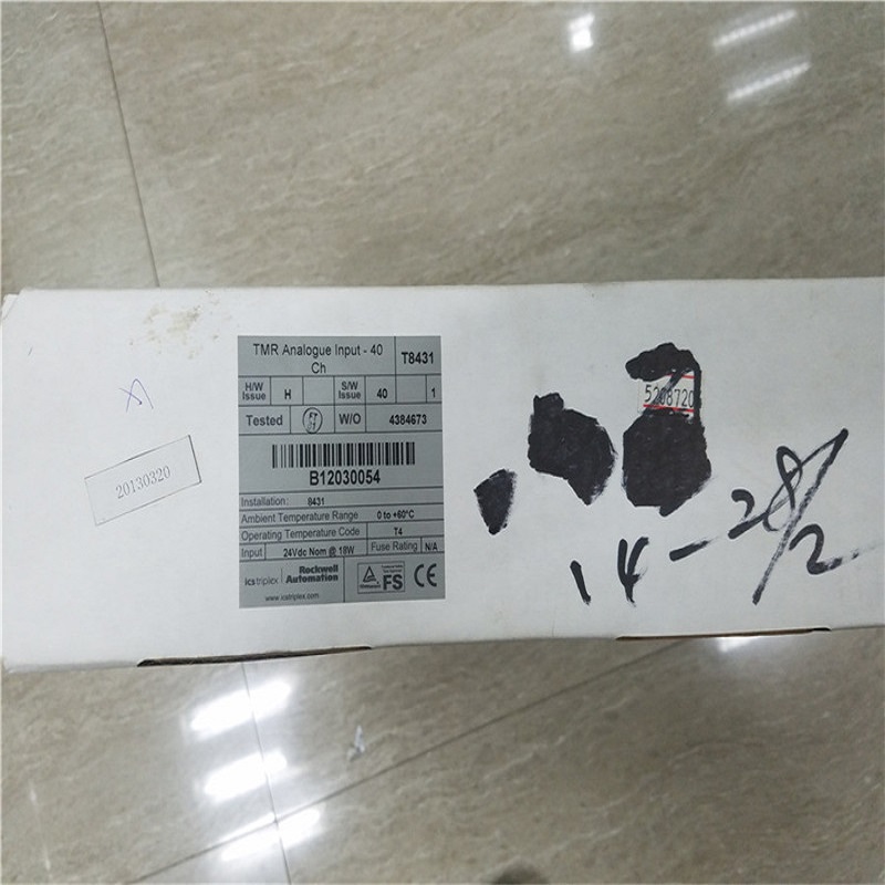 ICS Triplex T8431 Trusted TMR Модуль аналогового ввода 24 В постоянного тока