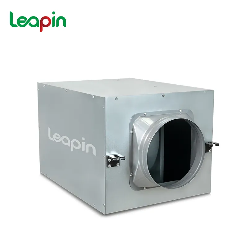 Бесшумный канальный шкафной прямоточный вентилятор серии DPT