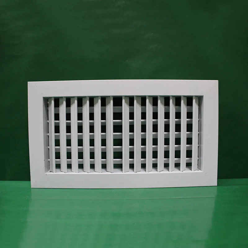 Воздухораспределитель с двухрядными регулируемыми жалюзи из алюминиевого сплава