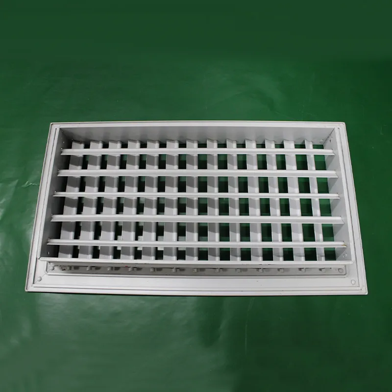 Воздухораспределитель с двухрядными регулируемыми жалюзи из алюминиевого сплава