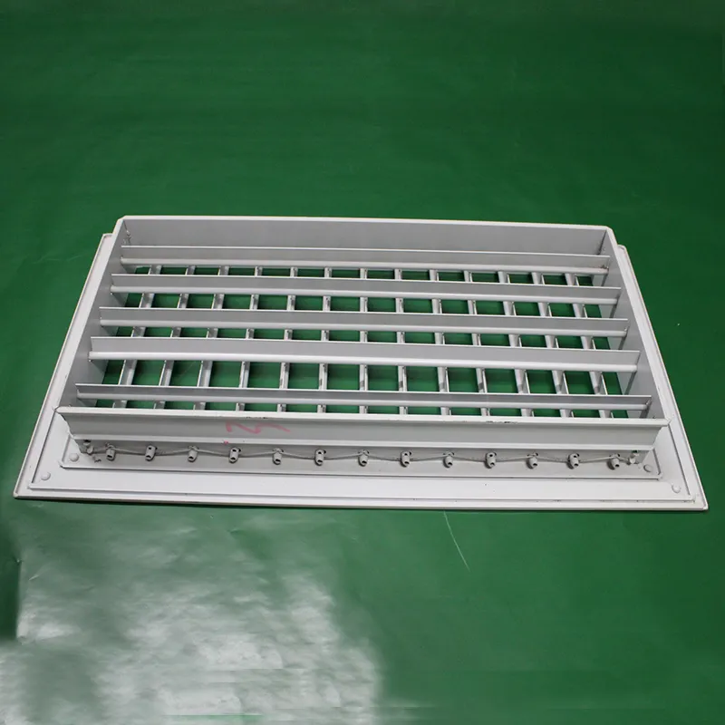 Воздухораспределитель с двухрядными регулируемыми жалюзи из алюминиевого сплава