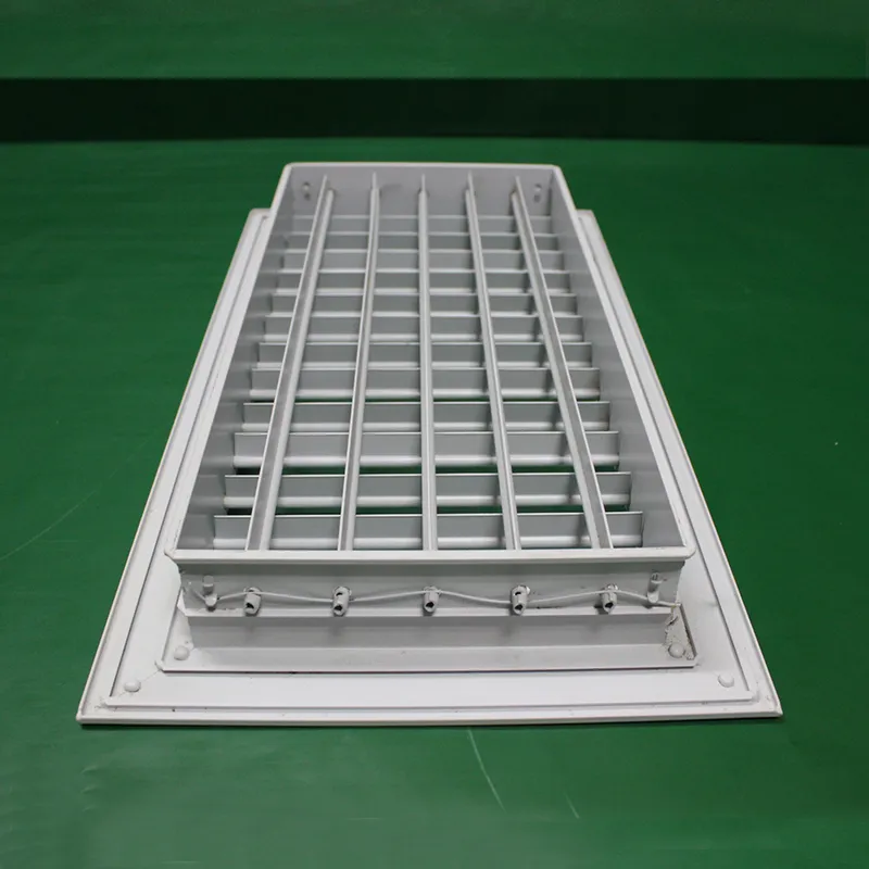 Воздухораспределитель с двухрядными регулируемыми жалюзи из алюминиевого сплава