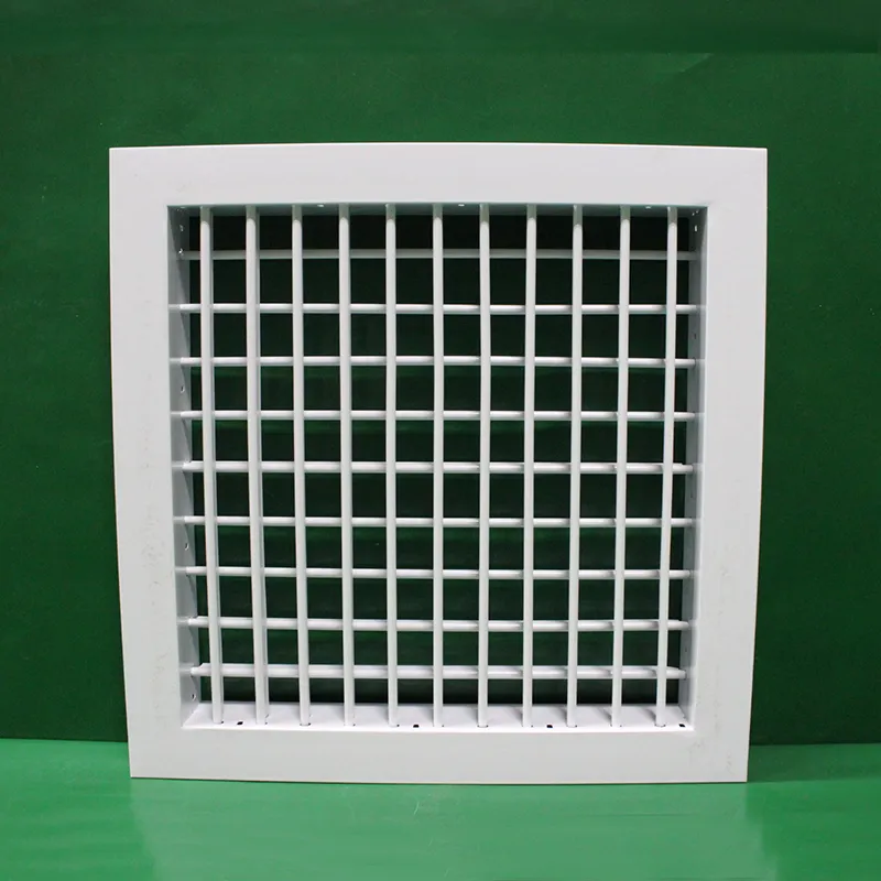 Воздухораспределитель с двухрядными регулируемыми жалюзи из алюминиевого сплава