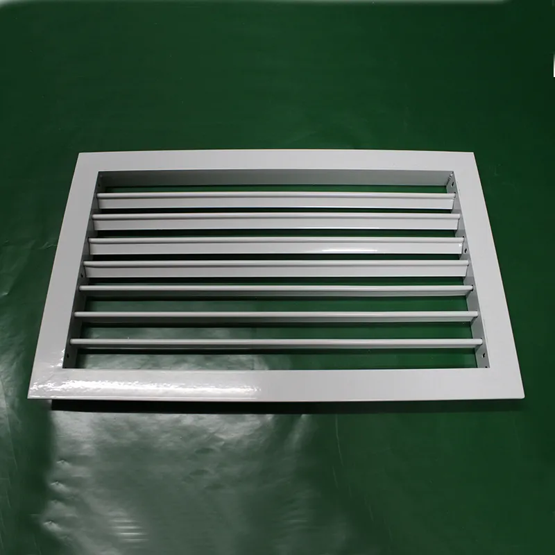 Воздухораспределитель с однорядными регулируемыми жалюзи