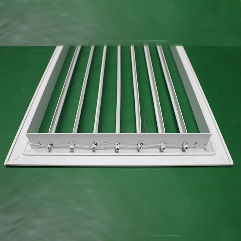 Воздухораспределитель с однорядными регулируемыми жалюзи