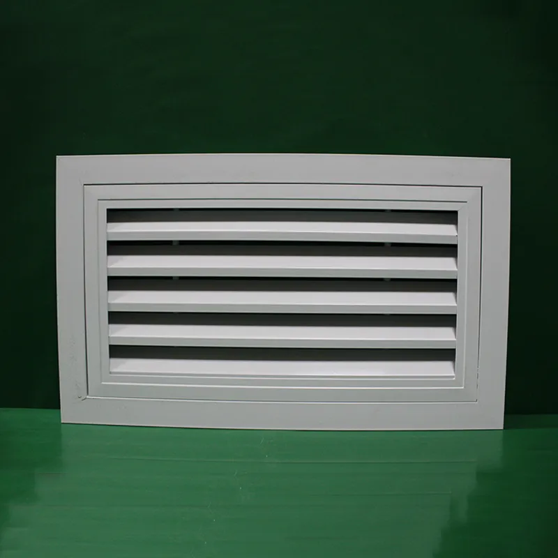 Вытяжной жалюзийный воздухораспределитель с откидной дверцей из алюминиевого сплава