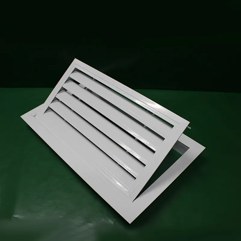 Вытяжной жалюзийный воздухораспределитель с откидной дверцей из алюминиевого сплава