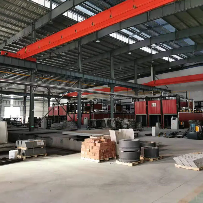 Конвейерная сушильная печь на газе для термической обработки и сушки сборных изделий