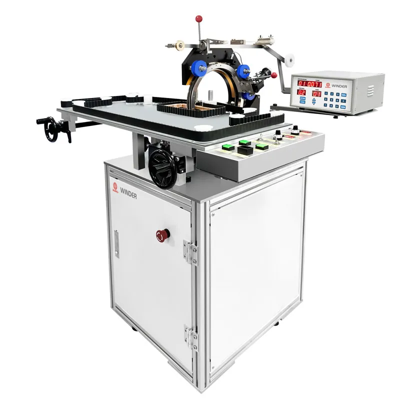 JGJ-6204 L Намоточный станок для круглых и прямоугольных катушек с зубчатой передачей, напольный