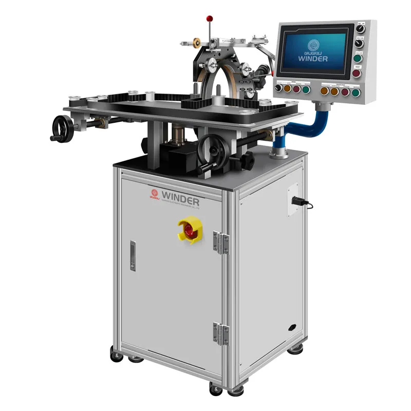 JGJ-6204L PLC Намоточный станок для круглых и прямоугольных катушек с зубчатой передачей, напольный