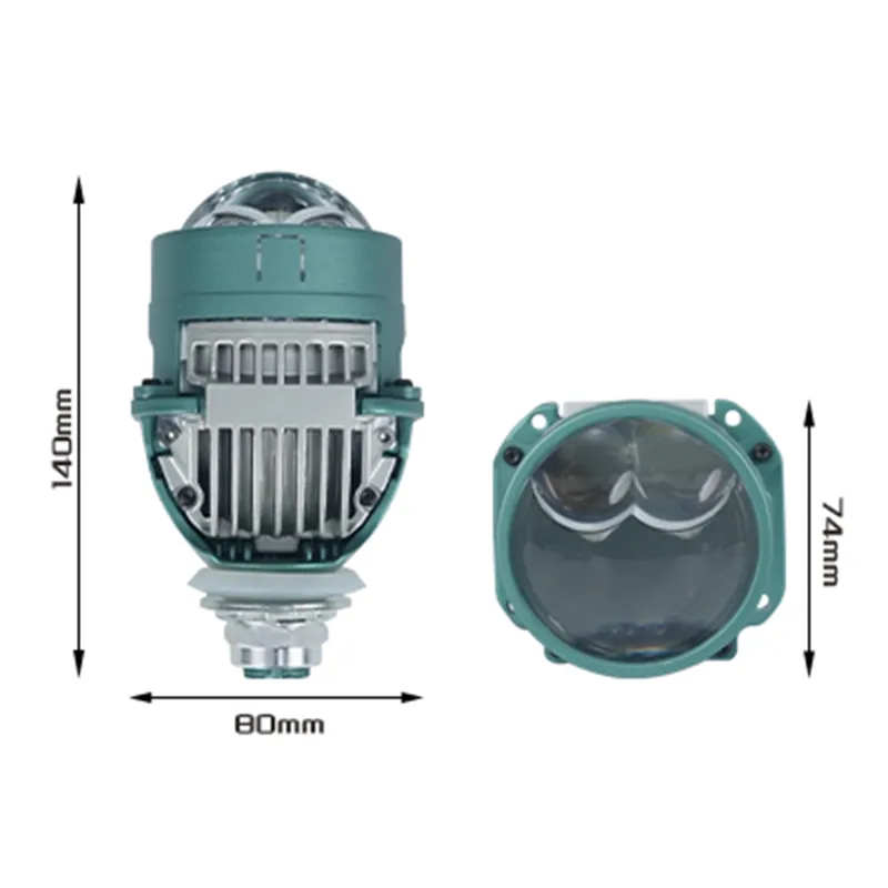 2,5-дюймовая круглая би-линза T078B для автомобильных фар