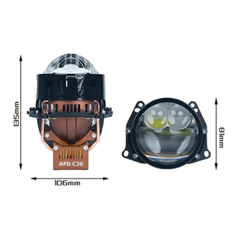 3.0-дюймовая круглая билинза C26 для автомобильных фар