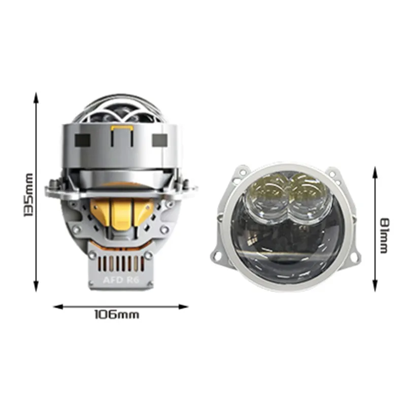 3.0-дюймовая круглая билинза R6 для автомобильных фар