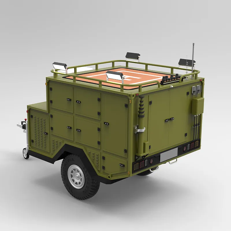 Сенсационный релиз! Комплексный прицеп обеспечения крупногабаритный TD-60 от «Гуцзинь Оборудование» дебютировала на отраслевой выставке