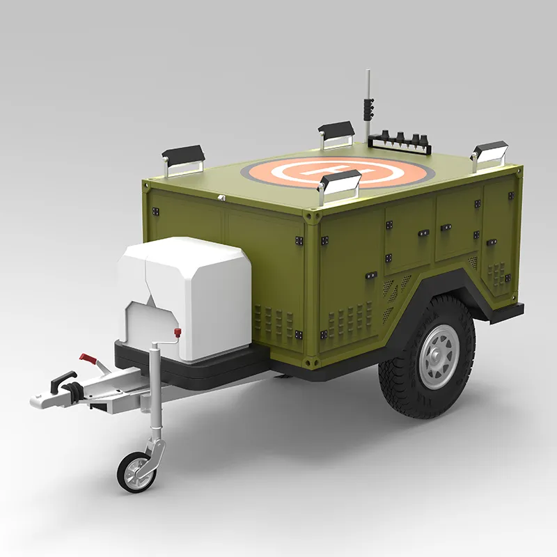 Прицеп TD-30 комплексного обеспечения с модулем БПЛА