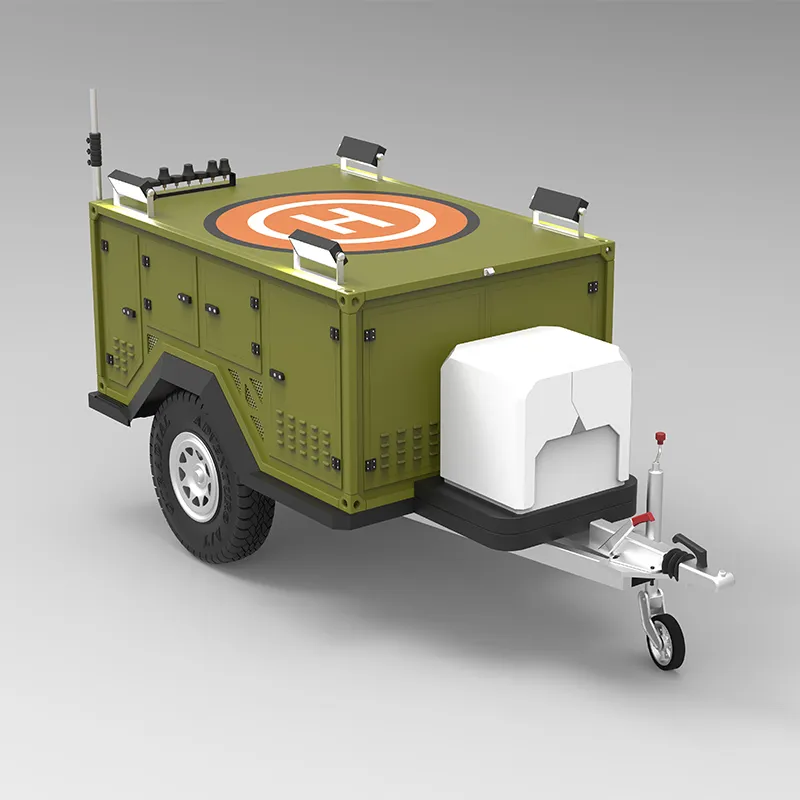 Прицеп TD-30 комплексного обеспечения с модулем БПЛА
