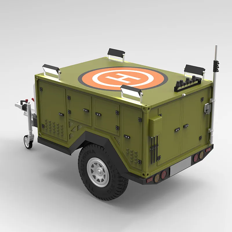 Прицеп TD-30 комплексного обеспечения с модулем БПЛА