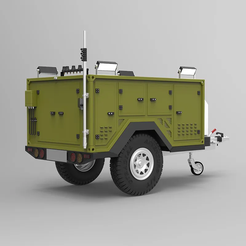 Прицеп TD-30 комплексного обеспечения с модулем БПЛА