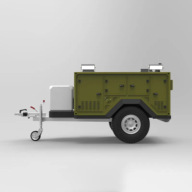 Прицеп TD-30 комплексного обеспечения с модулем БПЛА