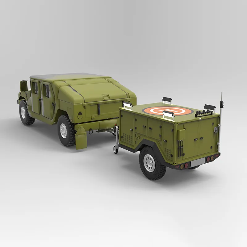 Прицеп TD-30 комплексного обеспечения с модулем БПЛА