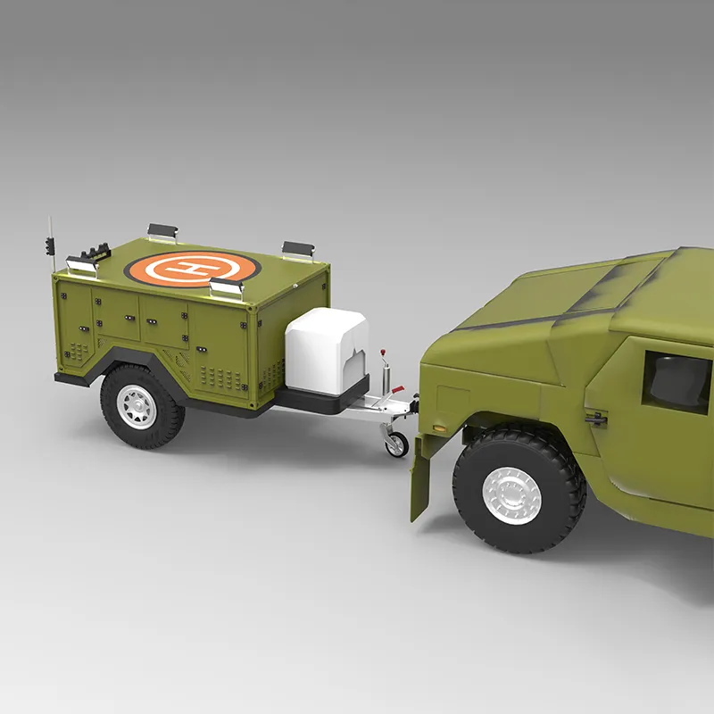 Прицеп TD-30 комплексного обеспечения с модулем БПЛА
