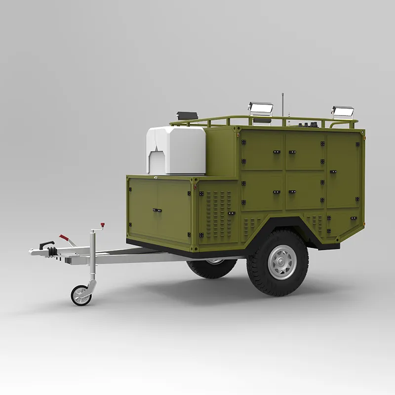 Прицеп TD-60 комплексного обеспечения с модулем БПЛА
