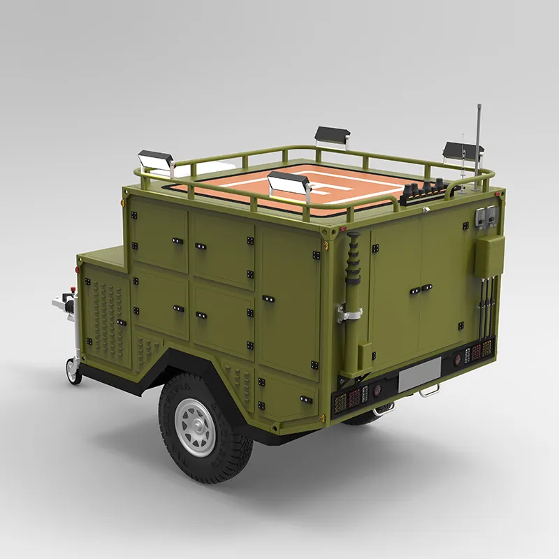 Прицеп TD-60 комплексного обеспечения с модулем БПЛА