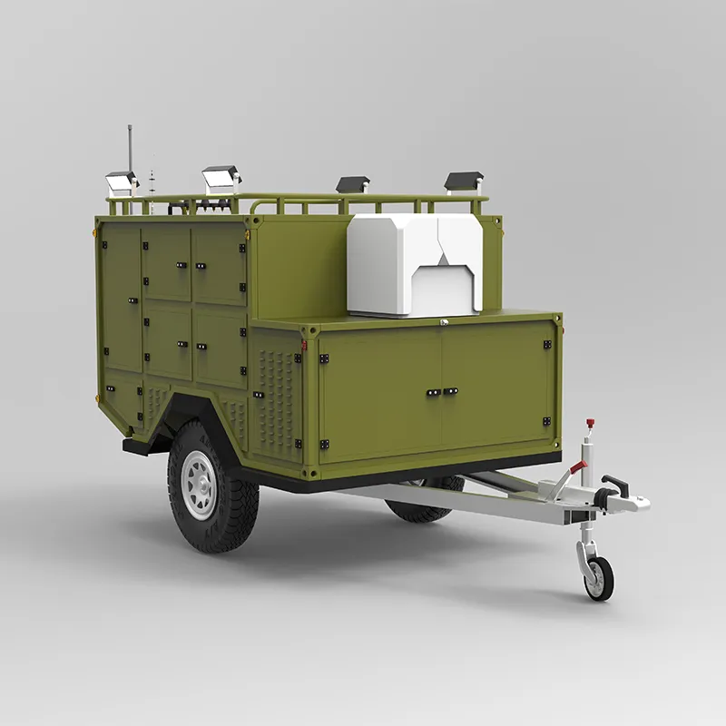Прицеп TD-60 комплексного обеспечения с модулем БПЛА
