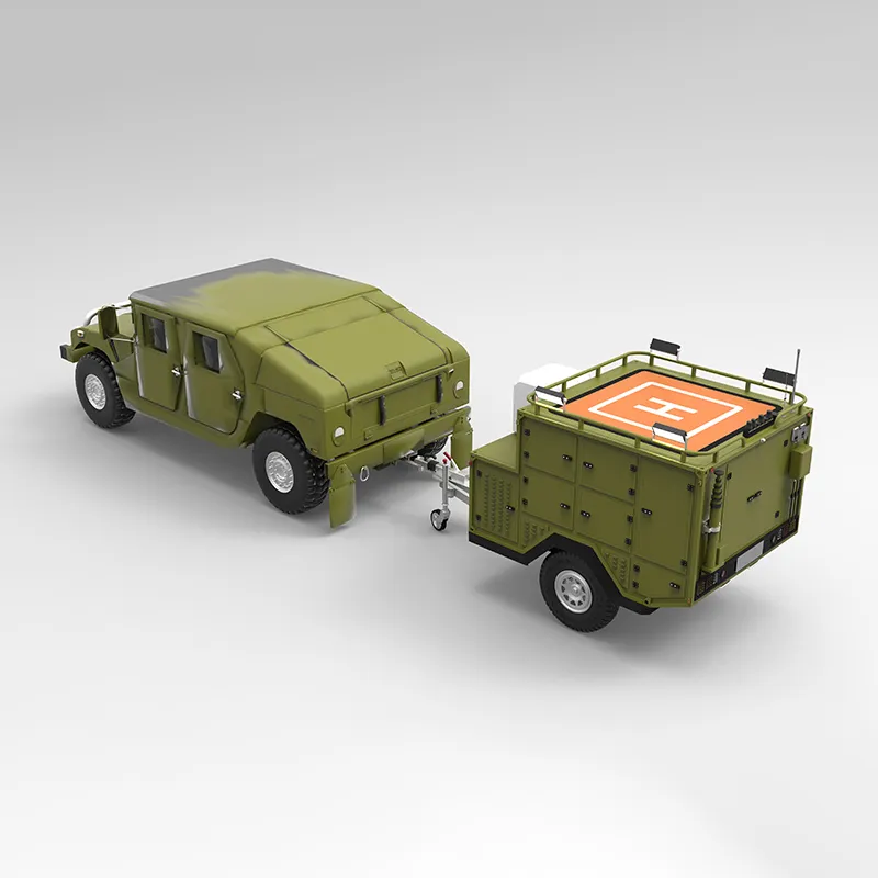 Прицеп TD-60 комплексного обеспечения с модулем БПЛА