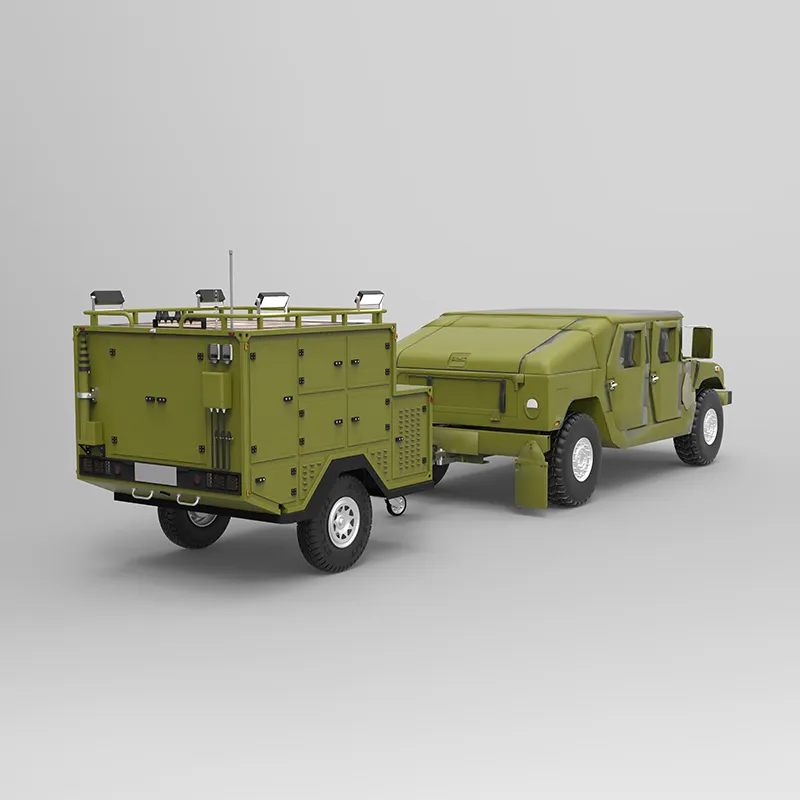 Прицеп TD-60 комплексного обеспечения с модулем БПЛА