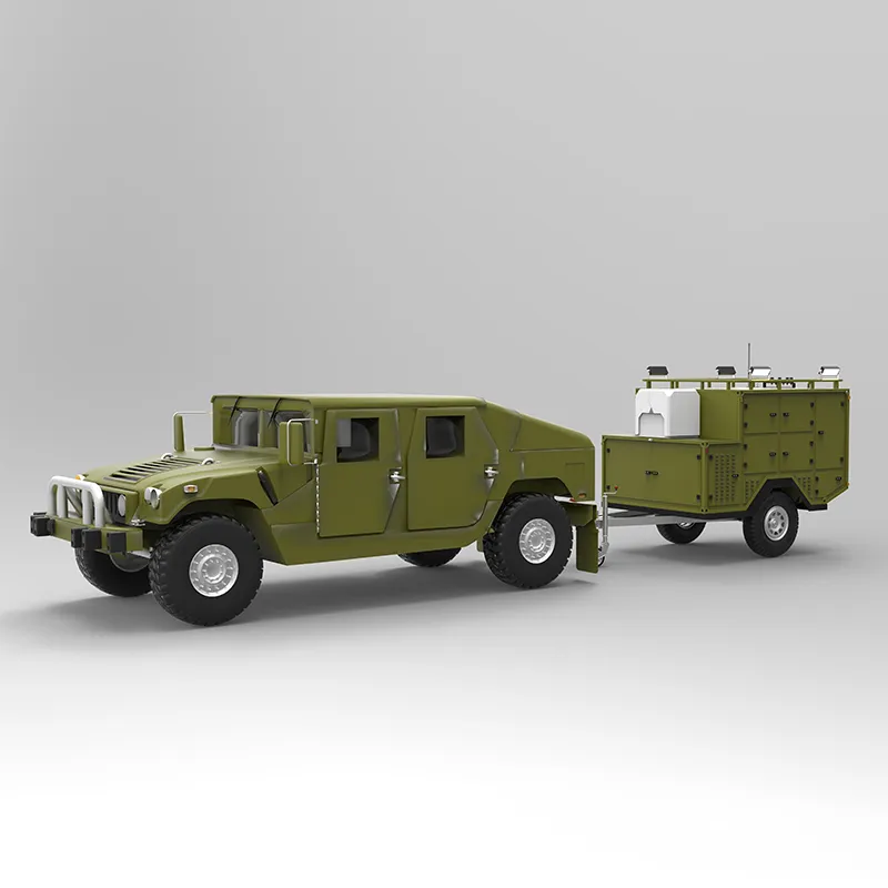 Прицеп TD-60 комплексного обеспечения с модулем БПЛА