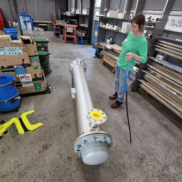 Водо-водяной теплообменник-конденсатор