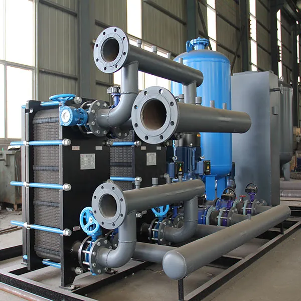 Водо-водяной теплообменный узел