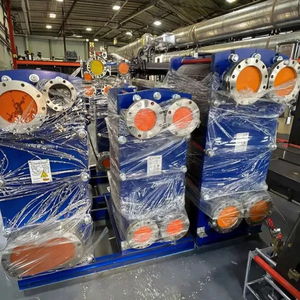 Крупногабаритный разборный высокотемпературный пластинчатый теплообменник