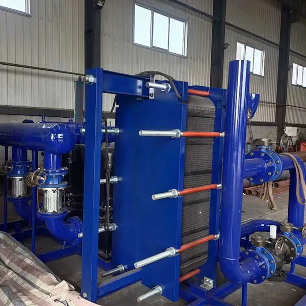 Пластинчатый теплообменный узел