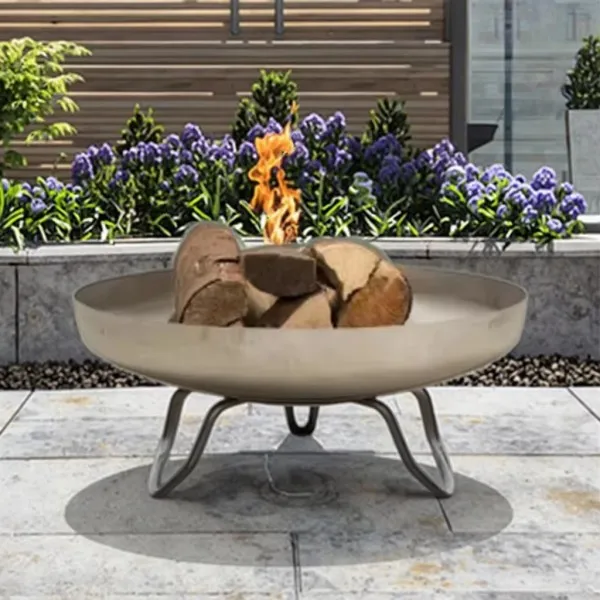 Портативное кострище в деревенском стиле из нержавеющей стали