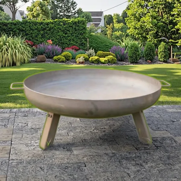 Портативное кострище в деревенском стиле из нержавеющей стали