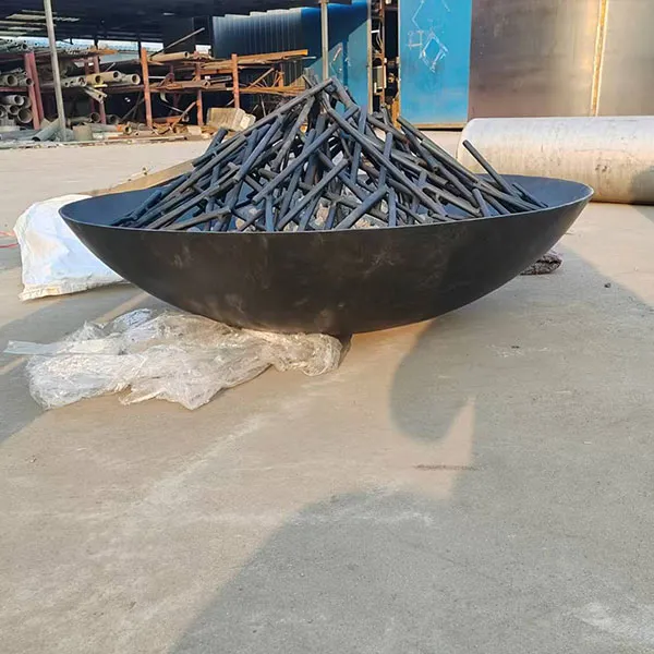 Современное кострище на сжиженном газе (60-120 см) из углеродистой стали для помещений и улицы